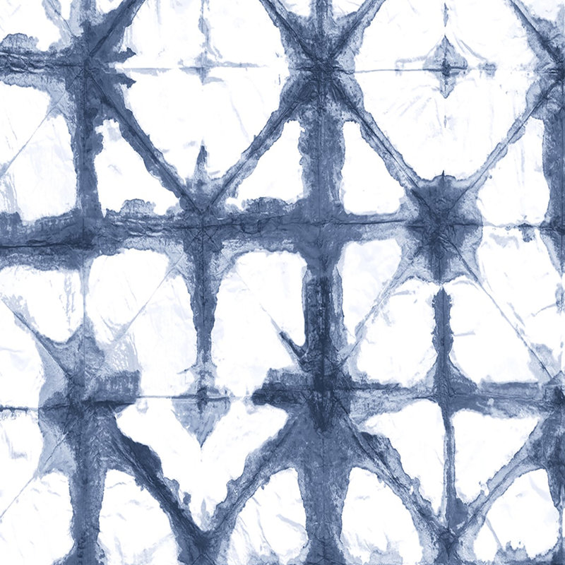 Indigo Geometric Peel & Stick Wallpaper Roll