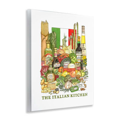 Italian Kitchen and Food Wall Plaque, design by Nancy Overton