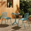 Chaise de salle à manger à lattes Modern Sky Blue-234841134