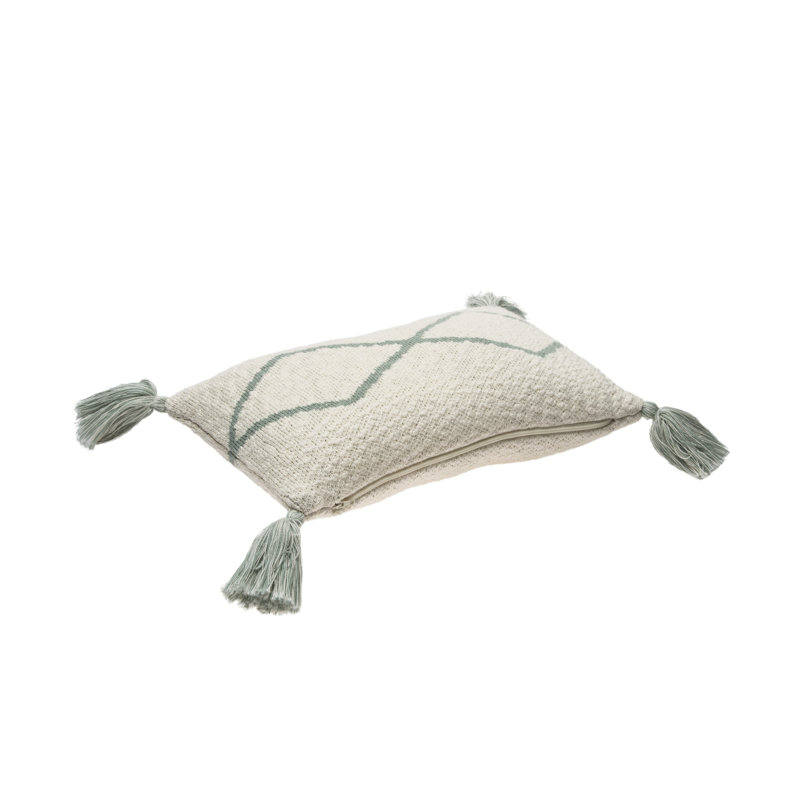 Bereber Classics Lumbar Pillow Cover & Insert, Blue