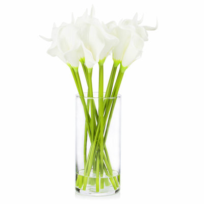 Lys centre de table en vase