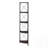 4 Tier Corner Etagere Bookcase, Modern Design with Fan-Shaped Shelves and  Metal Frame for Space-Saving Storage-1699509917