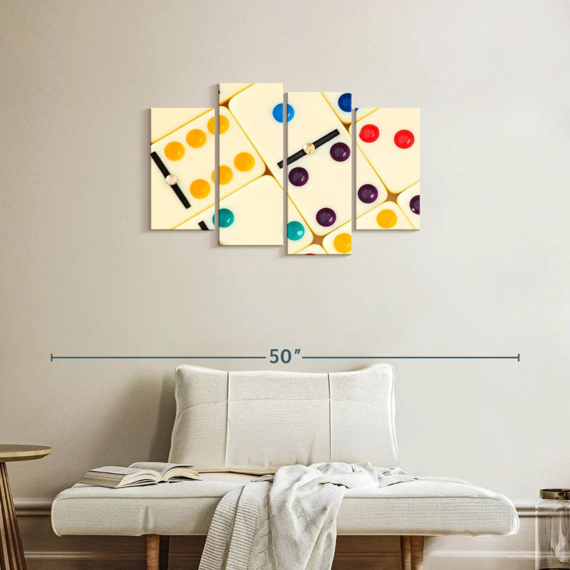 Dominos colorés Senne, H 22 po x l 36 po