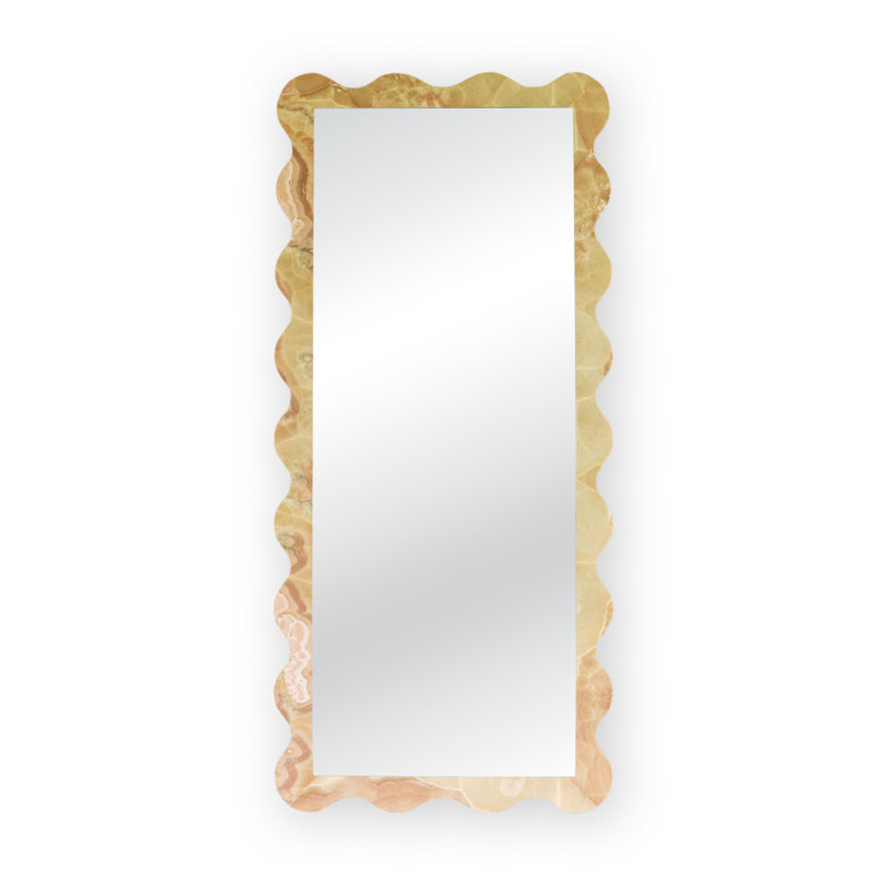 Deniz Rectangle Stone Mirror
