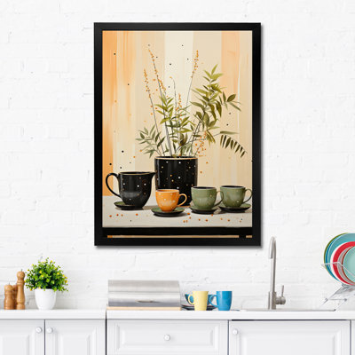 Lorayne Coffee Tea Cafe Points III sur toile