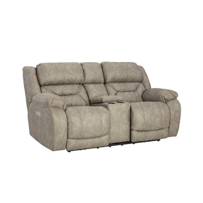 Zianya 78'' Upholstered Power Reclining Loveseat