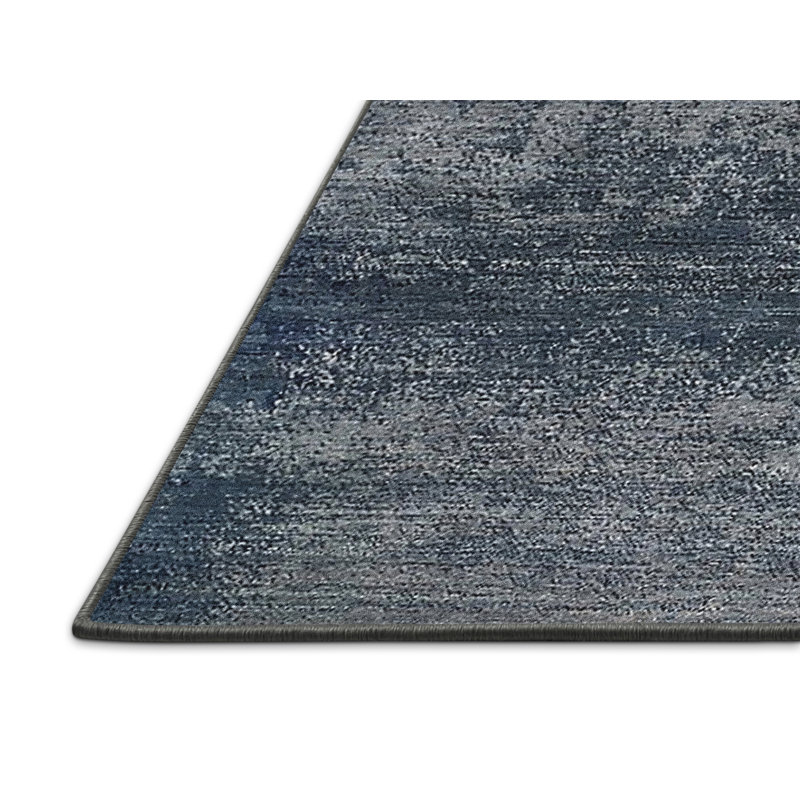 Tapis bleu/beige, Rectangle 8 pi x 12 pi