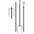 VEVOR String Light Poles, 2 Pack 9.7 FT, Outdoor Powder Coated Stainless Steel Lamp Post