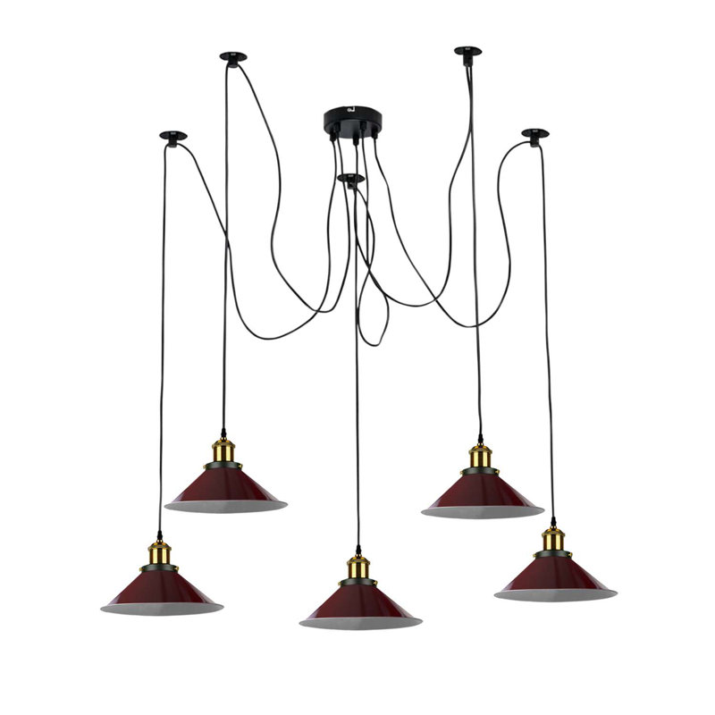 Ameire 5 - Light Pendant, Red