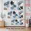 Motif floral abstrait et feuille abstraite, impression géométrique sur toile (ensemble de 3)-2038715944