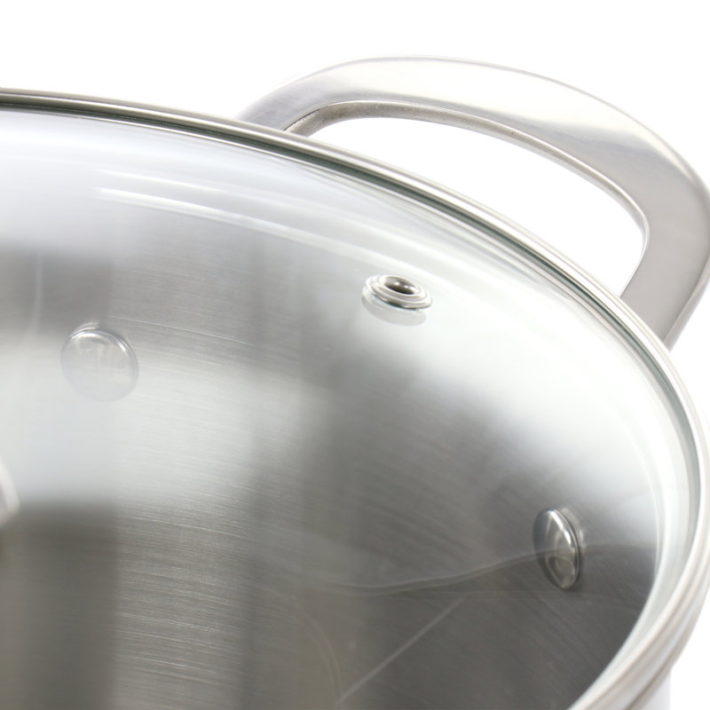 2.6 Quart Stainless Steel Saucepan with Lid