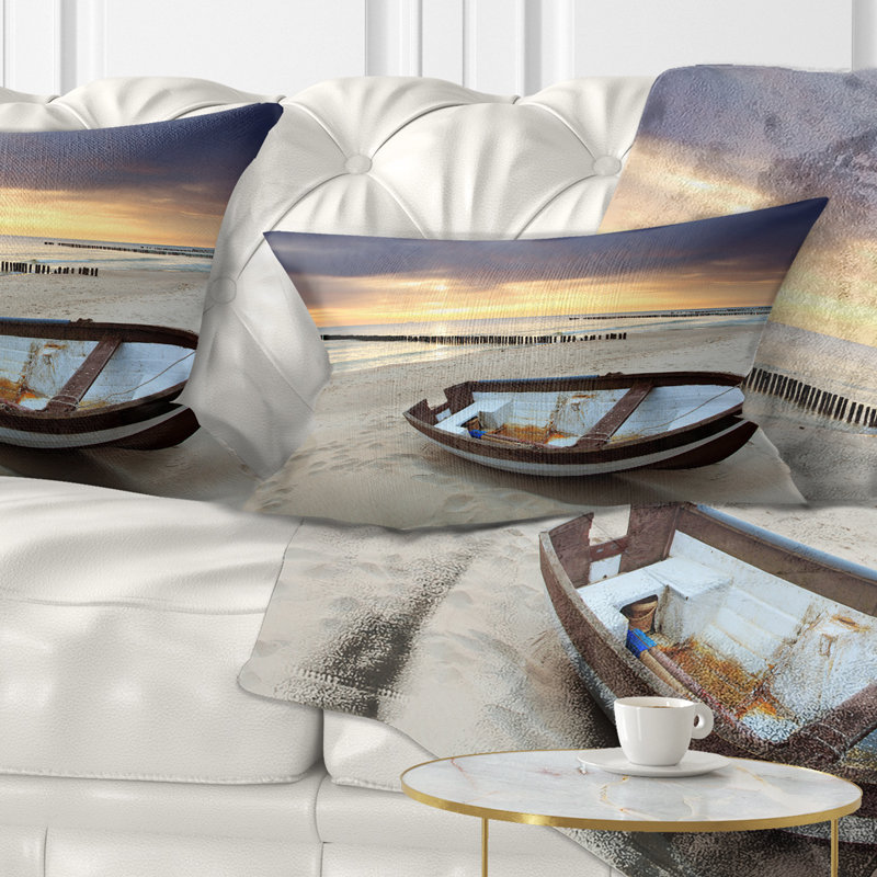 Coussin lombaire en mer de plage magnifique