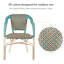 Fauteuil de salle à manger empilable avec coussin Fallis-1489721710-1489721709
