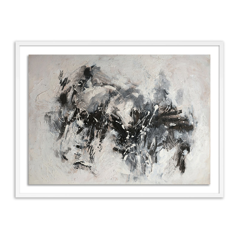 To Be Seen & Known Print by Allison Rohland, 30" H  x  40" W x 2.5" D, Light Brown Framed