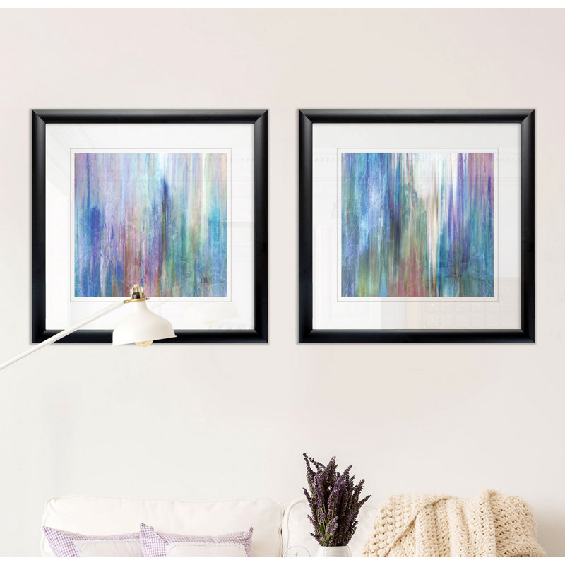 " Mistify I " 2 - Pieces, Black Framed