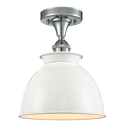 Plafonnier semi-encastré 1 lumière 8,5 po Erastus