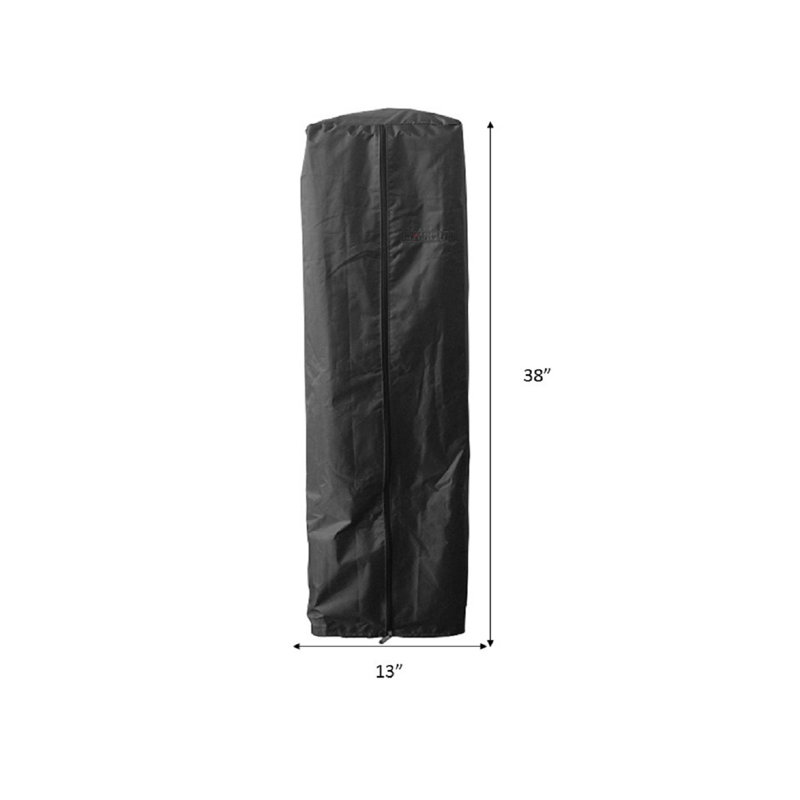 Housse pour chauffe-terrasse - Convient jusqu'à 11 po, Noir