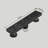 12" Linear Shower Drain With Bar Pattern Grate-119691761