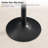 Round Bar Table, 35" Tall Pub Table, With Non-Slip Base For Narrow Space, Bar Height Table For Kitchen, Easy To Assemble, Black