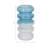 Glass Vase with Bold Bubble Design, Coastal Style Decorative Modern Accent for Shelving or Tabletop Decor in Contemporary Living Spaces.-1702052573