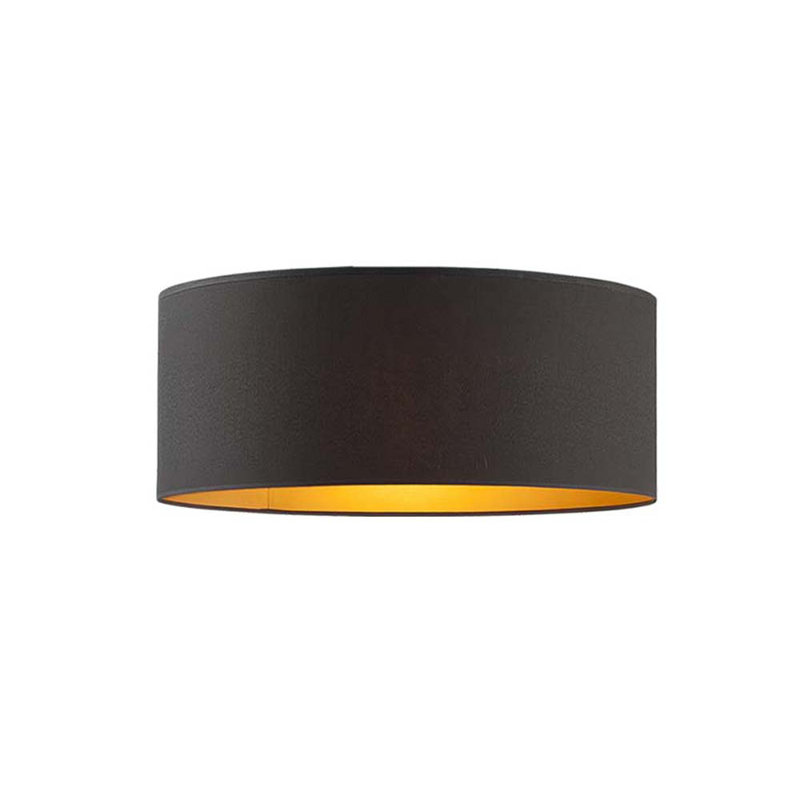 SunPrairie Fabric Flush Mount, Black
