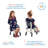 ECR4Kids Classroom Adjustable Chair, Flexible Seating, 2-Pack-59602017