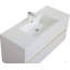 Meuble-lavabo mural 48 po avec lavabo, meuble de rangement flottant pour salle de bain avec comptoir en résine de pierre et tiroirs à fermeture en douceur-1813700-1813702-1813753