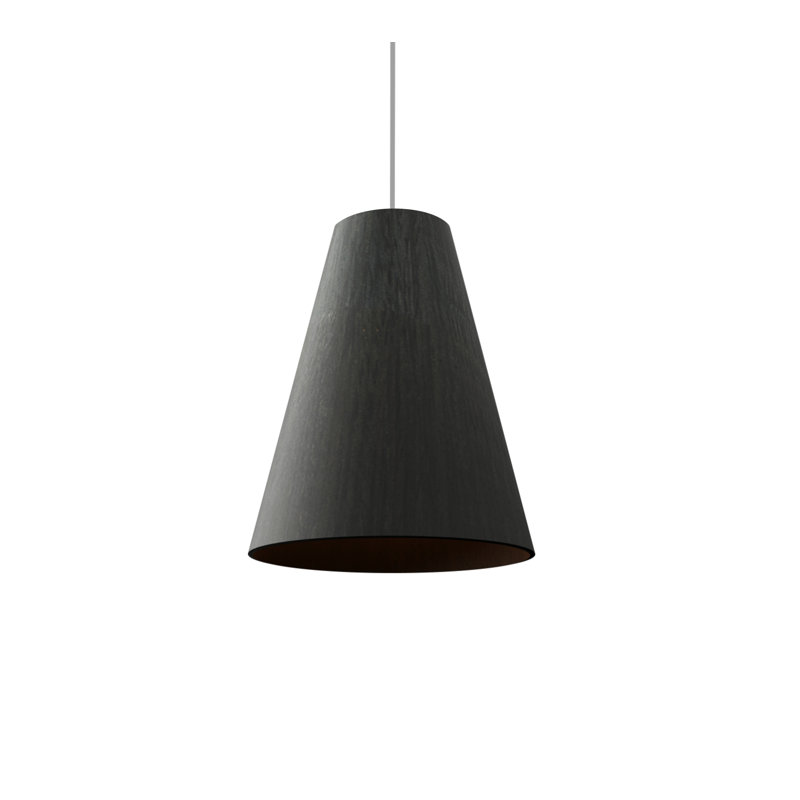 Conical 1 - Light Pendant, Charcoal