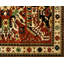 Chelaberd Wool Southwestern Area Rug in Beige/Red