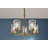 Winslow 5 - Light Steel Dimmable Round Chandelier