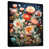 Toile avec cadre flottant noir