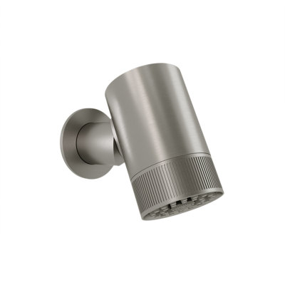 Pomme de douche murale fixe à 2 jets de 2,5 GPM Lumiere en nickel brossé
