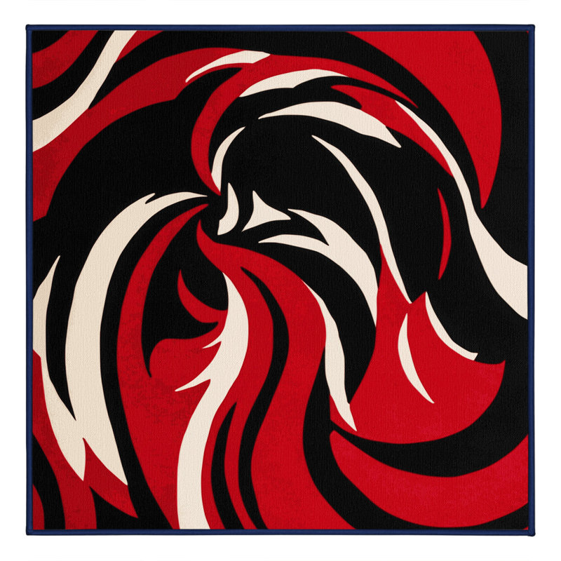 Infernal Edge Rug, Square 8'