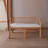 Brentten Cotton and Linen Upholstered Bench