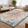 Caban Blue/Burgundy Rug