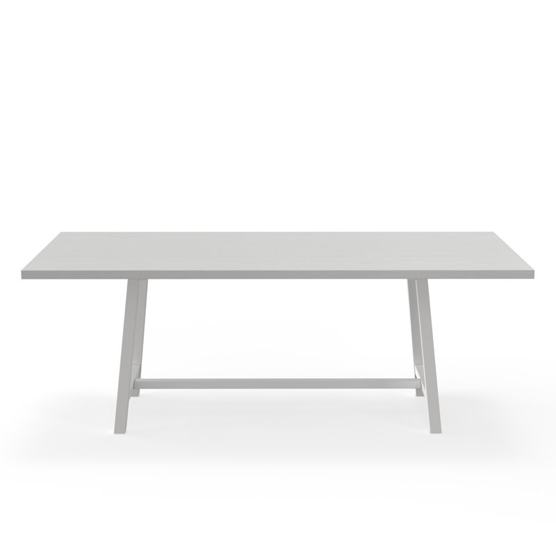 84" Farmhouse Dining Table, White
