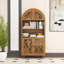 Armoire arquée en bois sculpté