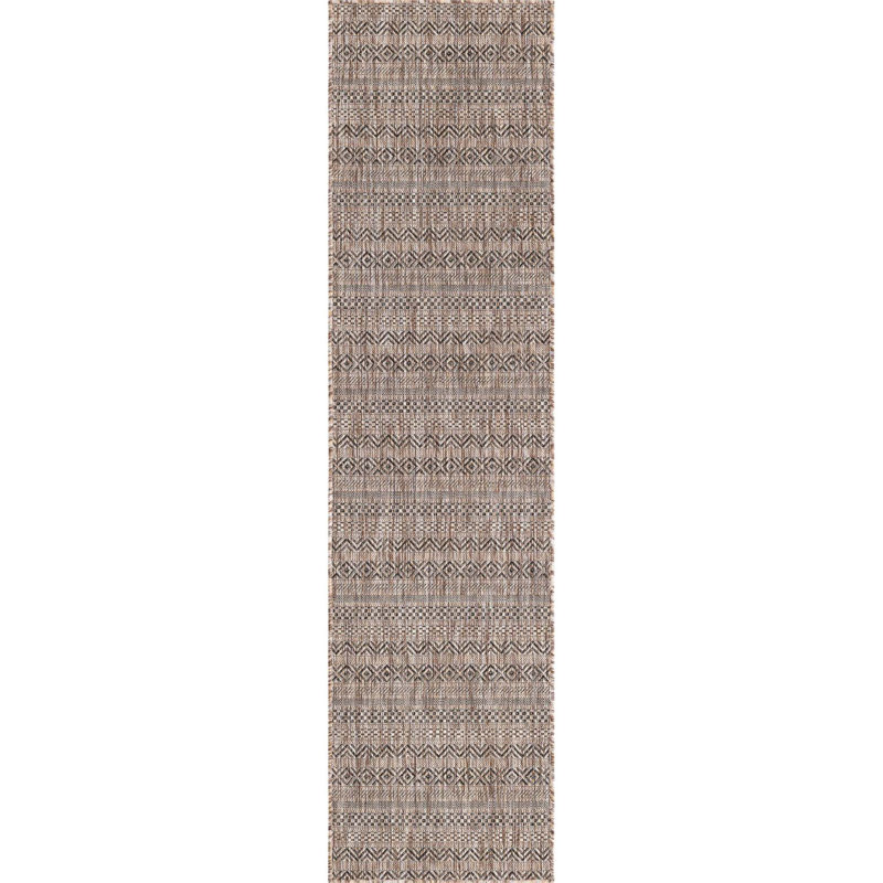 Hewitt Striped Indoor / Outdoor Rug, Runner 2' x 7'10"