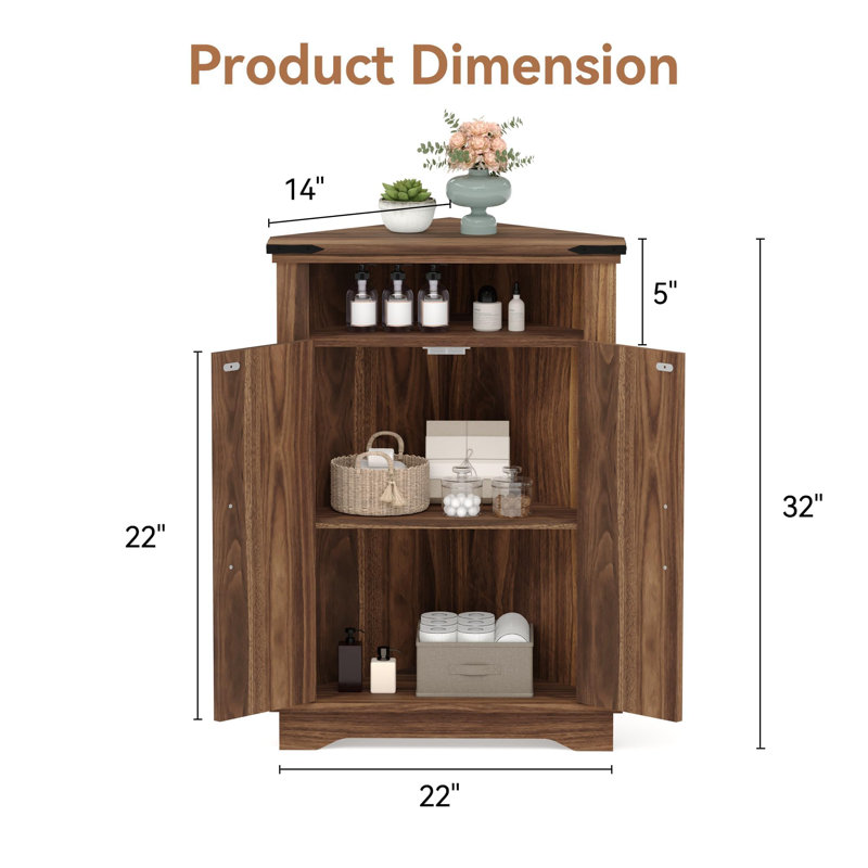 55.9cm Sideboard, Brown