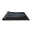 Tapis noir/bleu à motifs-421568084