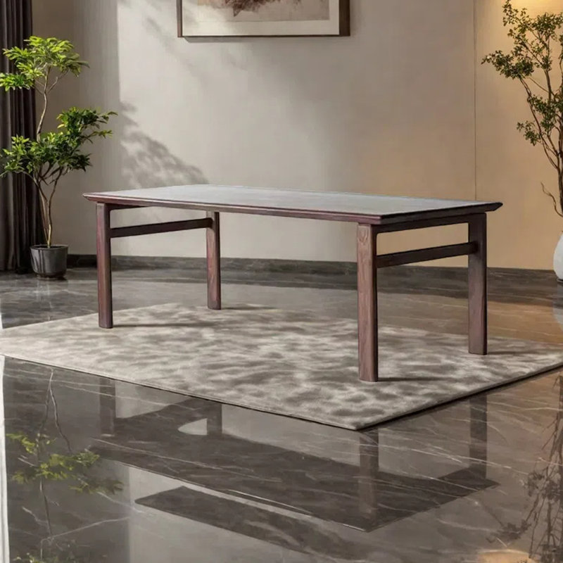 Nordic style simple dining table, 29.53”H x 78.74”L x 35.43”W
