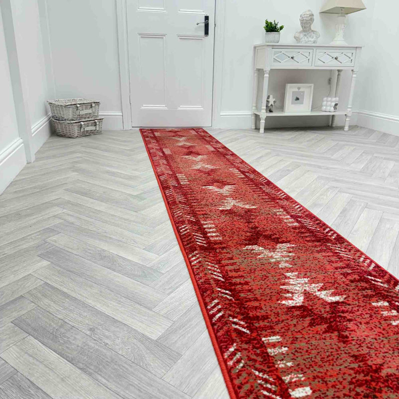 Runner Geometric Area Rug, Runner 60 x 150 cm