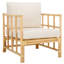 Chaise d'appoint Cleatis avec coussin