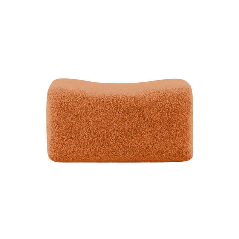 Repose-pieds en tissu orange, Orange