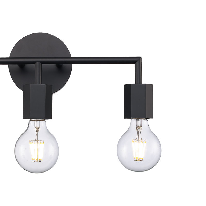 Chanh 3 - Light Dimmable Vanity Light, Black