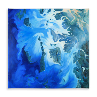 Satellite View of Mergui Islands Tablecloth | Coastal Decor