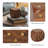 Wood, Dice, Antique Brown, Square-866243105