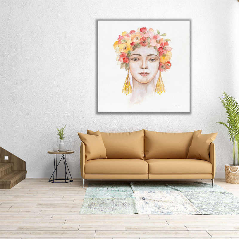 International Woman IV - reproduction d'art sur toile, H 40 po x l 40 po