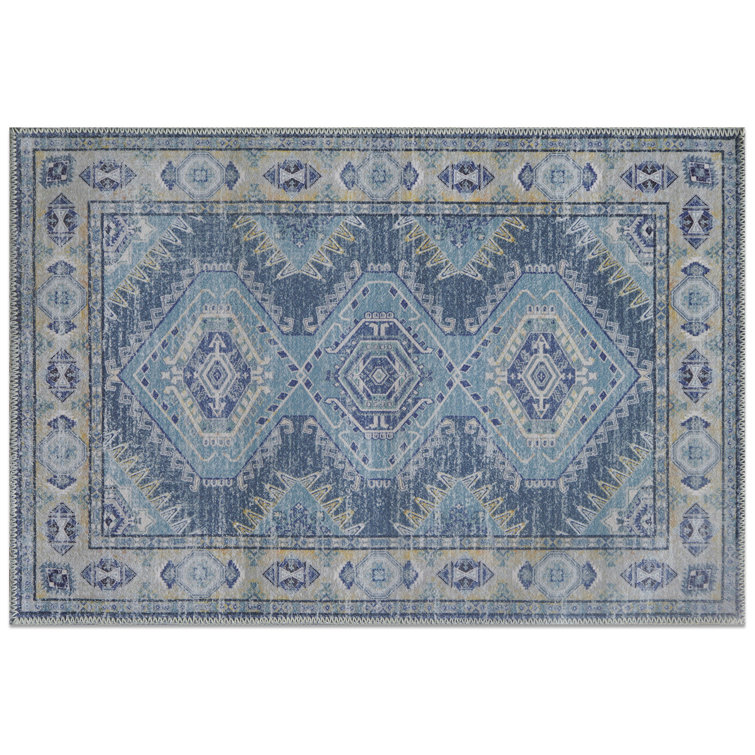 220G Terry Cloth Geometric Pattern American Retro Carpet