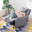 Power Recliner Chair, Wall Hugger Recliner,Zero Wall Recliners,Small Power Recliner For Living Room,Electric Recliner For Small Space,Reclining Sofa For Bedroom (Blue-Gray)-2021331301